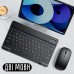 Комплект Клавиатура и Мышка Беспроводная Bluetooth с Раскладкой на Аккумуляторе Мини Ультратонкая