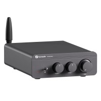 Усилитель звука Fosi Audio BT20A Gray. Bluetooth 5.0, 2x300W