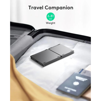 Клавіатура Bluetooth Портативна, складна з тачпадом для Android, Windows, iOS, RU/English