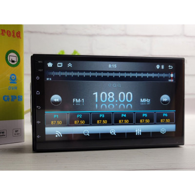 Магнитола для авто 2DIN  Android 14, Wi-Fi, Bluetooth, 2-32GB, GPS-навигация, ARM Cortex A7