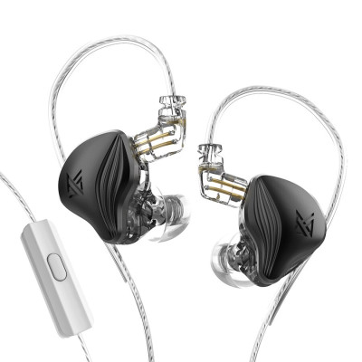 Наушники KZ ZEX с микрофоном black