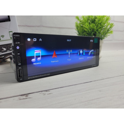 Автомагнітола 1din 6.9" GPS+WiFI+USB+Bluetooth Android 13 4х60W