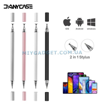 Стилус ручка 2 в 1 Pencil для рисования на смартфонах и планшетах